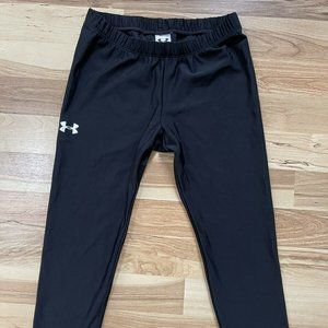 Under Armour Compression Tights Heat Gear BLACK Spandex Sz Small